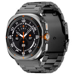For Samsung Galaxy Watch Ultra 47mm Three Beads Titanium Alloy Metal Watch Band