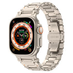 Pathfinder Stainless Steel Metal Watch Band, For Apple Watch Series 10 46mm, For Apple Watch SE 2023 44mm, For Apple Watch Ultra 2 49mm, For Apple Watch Series 9 45mm, For Apple Watch Ultra 49mm, For Apple Watch Series 8 45mm, For Apple Watch SE 2022 4...