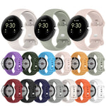 Solid Color Butterfly Buckle Silicone Watch Band, Size: S, Size: S