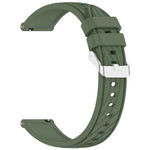 Stripe Texture Silicone 20mm Watch Band, For Samsung Galaxy Watch Active2 44mm, For Samsung Galaxy Watch Active2 40mm