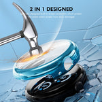 ENKAY Hat-Prince Full Coverage Electroplated Soft TPU Case with Screen Protection, For Google Pixel Watch 3 45mm