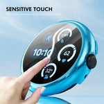 ENKAY Hat-Prince Full Coverage Electroplated Soft TPU Case with Screen Protection, For Google Pixel Watch 3 41mm