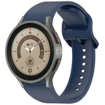 Solid Color Colorful Buckle Quick Release Silicone Watch Band, For Samsung Galaxy Watch 5 40 / 44mm, For Samsung Galaxy Watch 5 Pro, For Samsung Galaxy Watch 4 40 / 44mm, For Samsung Galaxy Watch 4 Classic 46 / 42mm