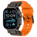 Kalebol Outdoor Explorer Metal Connector TPU Watch Band, For Apple Watch 46mm / 49mm / 45mm / 44mm