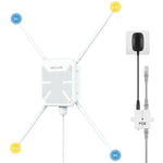 WAVLINK WN588HA2 AP Repeater WiFi Signal Booster AC1200 Dual Band WiFi Extender, US Plug, UK Plug, EU Plug, AU Plug