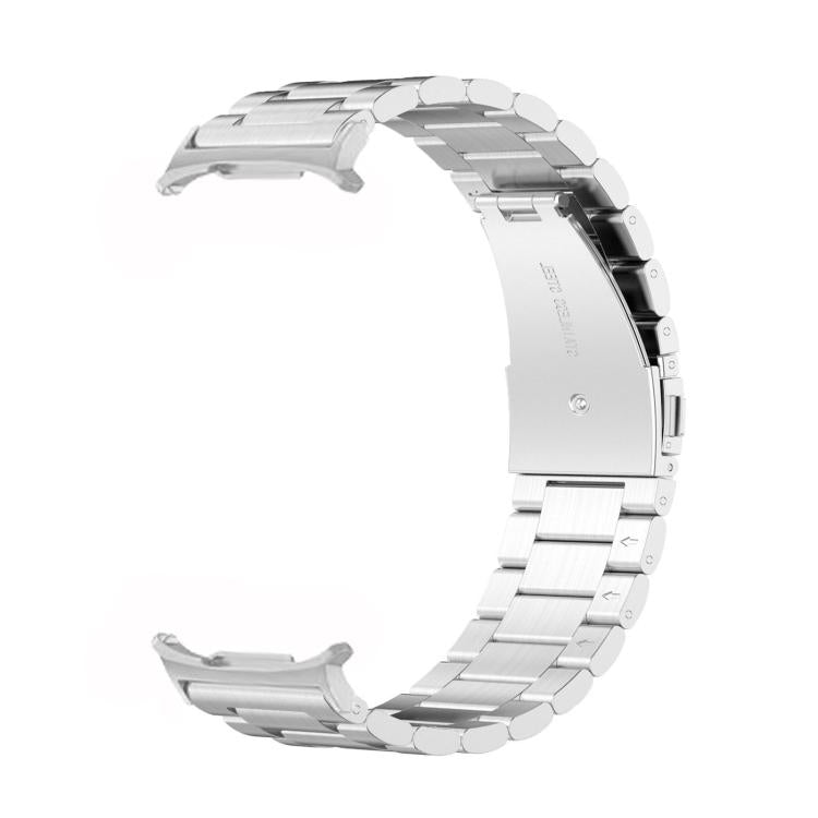 Three Beads Stainless Steel Watch Band with Removal Tool, For Samsung Galaxy Watch8 / Watch8 Classic