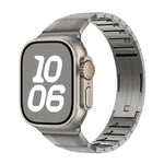 Curved Side Detachable Stainless Steel Watch Band, For Apple Watch 46mm / 49mm / 45mm / 44mm, For Apple Watch 42mm / 41mm / 40mm / 38mm