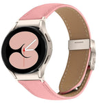 Lychee Texture Starlight Turtle Back Buckle Leather Watch Band, For Samsung Galaxy Watch 7 40 / 44mm