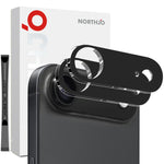 2pcs NORTHJO Camera Lens Protector 3D HD Tempered Glass Film, For iPhone 17 Pro Max, For iPhone 17 Pro, For iPhone 17, For iPhone Air