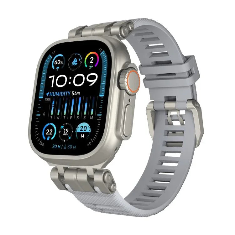 H016 Functional Series Twill Texture TPU Watch Band, For Apple Watch 46mm / 49mm / 45mm / 44mm