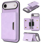 Kalebol Strong MagSafe Magnetic Two-Fold Card Bag Leather Phone Case, For iPhone 17 Pro Max, For iPhone 17 Pro, For iPhone 17, For iPhone Air