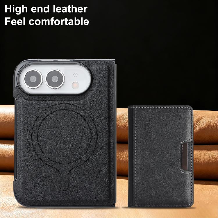 Kalebol Strong MagSafe Magnetic Two-Fold Card Bag Leather Phone Case, For iPhone Fold, For iPhone 18 Pro, For iPhone 18 Pro Max, For iPhone 17 Pro Max, For iPhone 17 Pro, For iPhone 17, For iPhone Air, For iPhone 17e / 16e