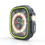 Two-Color Half Wrap PC Protective Case, For Apple Watch 44mm / 45mm, For Apple Watch Ultra 49mm