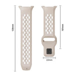 Hole Style Black Reverse Buckle Silicone Watch Band, For Samsung Galaxy Watch8 / Watch8 Classic