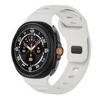 Dots Texture Black Buckle Silicone Watch Band, For Samsung Galaxy Watch8 / Watch8 Classic