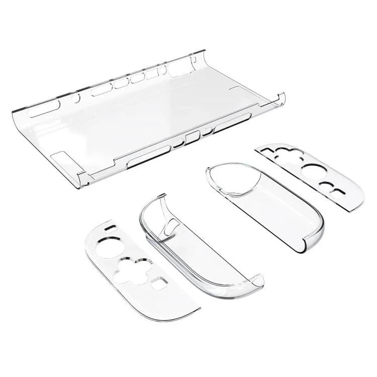 Game Console Split Full Cover Transparent PC Protective Case, For Nintendo Switch 2