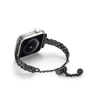 Braid Metal Glossy Zinc Alloy Watch Band, For Apple Watch 46mm / 49mm / 45mm / 44mm, For Apple Watch 42mm / 41mm / 40mm / 38mm