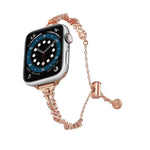 Wings Crushed Diamonds Zinc Alloy Watch Band, For Apple Watch 46mm / 49mm / 45mm / 44mm, For Apple Watch 42mm / 41mm / 40mm / 38mm