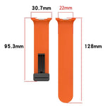 Fold Magnetic Buckle Silicone Watch Band, For Samsung Galaxy Watch8 / Watch8 Classic