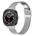 Turtle Buckle Milanese Metal Watch Band, For Samsung Galaxy Watch Ultra 47mm / Ultra 2025