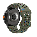Eco-Friendly Granular Colorful Dots Silicone Watch Band, For Samsung Galaxy Watch8 / Watch8 Classic