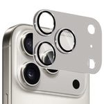 ENKAY CD Texture Aluminium Alloy Tempered Glass Lens Cover Film, For iPhone 17 Pro Max, For iPhone 17 Pro