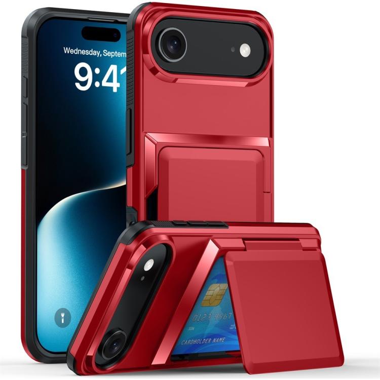 Kalebol Flip Card Wallet Holder Shockproof Phone Case, For iPhone 17 Pro Max, For iPhone 17 Pro, For iPhone 17, For iPhone Air, For iPhone 16 Pro Max, For iPhone 16 Pro, For iPhone 16 Plus, For iPhone 16