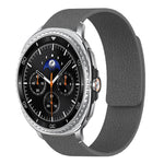 Lychee Texture Soft Magnetic Silicone Watch Band, For Samsung Galaxy Watch Ultra 47mm / Ultra 2025, For Samsung Galaxy Watch8 / 8 Classic