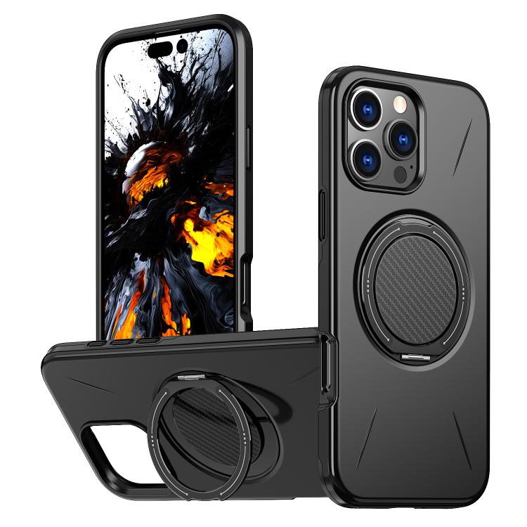 Kalebol Magnetic MagSafe Rotation Holder PC Phone Case, For iPhone 14 Pro, For iPhone 14 Pro Max, For iPhone 13 Pro Max, For iPhone 13 Pro, For iPhone 13