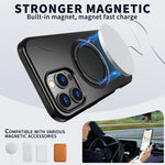 Kalebol Magnetic MagSafe Rotation Holder PC Phone Case, For iPhone 13 Pro, For iPhone 13