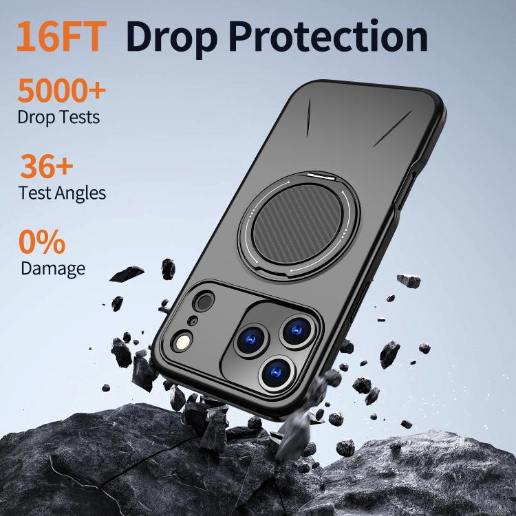 Kalebol Magnetic MagSafe Rotation Holder PC Phone Case, For iPhone 17 Pro Max, For iPhone 17 Pro, For iPhone 17, For iPhone Air, For iPhone 16 Pro Max, For iPhone 16 Pro