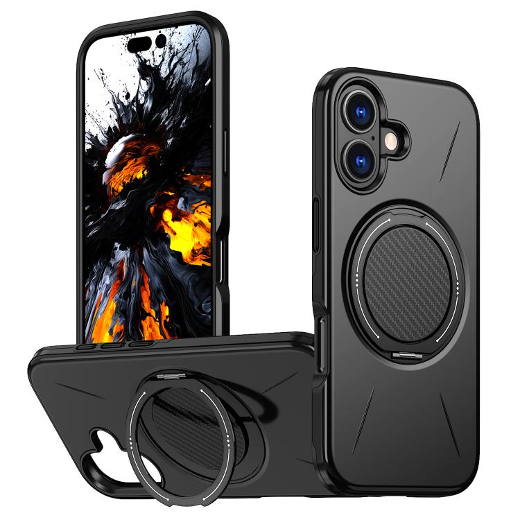 Kalebol Magnetic MagSafe Rotation Holder PC Phone Case, For iPhone 16 Plus, For iPhone 16, For iPhone 15 Pro Max, For iPhone 15 Pro, For iPhone 15, For iPhone 14