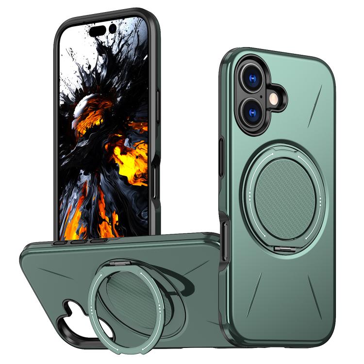 Kalebol Magnetic MagSafe Rotation Holder PC Phone Case, For iPhone 16 Pro Max, For iPhone 16 Pro, For iPhone 16 Plus, For iPhone 16, For iPhone 15 Pro Max, For iPhone 15 Pro