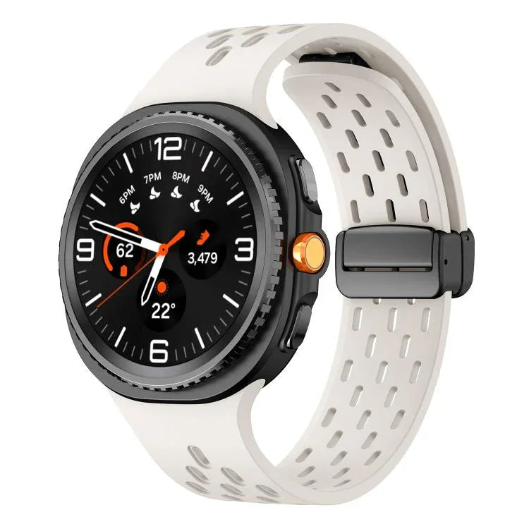 Mesh Magnetic Silicone Watch Band, For Samsung Galaxy Watch8 / Watch8 Classic