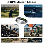 R100 SIZE 12 Smart Ring, Support Heart Rate / Blood Oxygen / Sleep Monitoring / Remote Photography