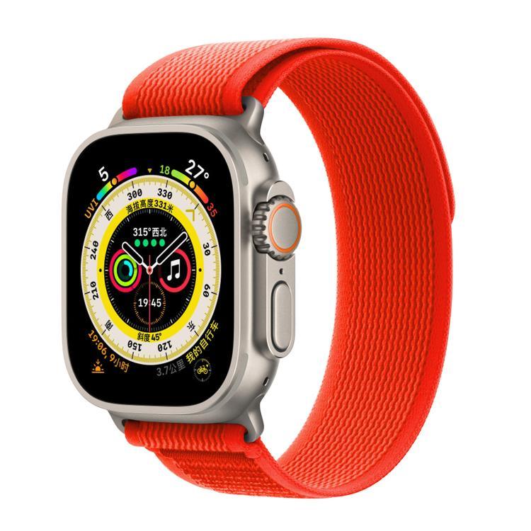 Wild Path Loop Nylon Watch Band with 3D Curved Film, For Apple Watch 6 / 5 / 4 / SE 40mm, For Apple Watch Ultra / 2 49mm, For Apple Watch Series 9 / 8 / 7 45mm