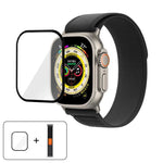 Wild Path Loop Nylon Watch Band with 3D Curved Film, For Apple Watch 6 / 5 / 4 / SE 40mm, For Apple Watch Ultra / 2 49mm, For Apple Watch Series 9 / 8 / 7 45mm