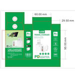 TE-PD44 Dual USB-A Dual Type-C 4-port Mobile Phone Charger, EU Plug, US Plug