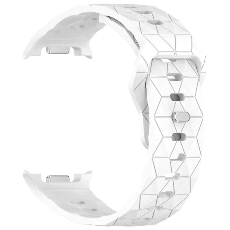 Football Texture Reverse Steel Buckle Silicone Watch Band, For Samsung Galaxy Watch8 / Watch8 Classic