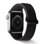 Lychee Pattern Magnetic Loop Silicone Watch Band, For Apple Watch 46mm / 49mm / 45mm / 44mm, For Apple Watch 42mm / 41mm / 40mm / 38mm