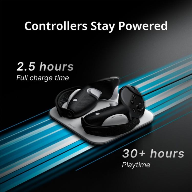 BOBOVR CD3 For Meta Quest 3 / Meta Quest 3S VR Grip Controller Charging Dock, For Meta Quest 3S