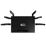 ED128 6 Antennas SIM Card Eurasia Version 4G LTE 300Mbps Wireless WiFi Home Office Router, US Plug, EU Plug