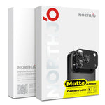 NORTHJO Matte Camera Lens Metal Protector Tempered Glass Rear Lens Film, For iPhone 17 Pro Max, For iPhone 17 Pro