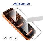 5pcs ENKAY Thickened Glue No White Edge High Aluminum-silicon Tempered Glass Film, For iPhone 17 Pro Max, For iPhone 17 Pro, For iPhone 17, For iPhone Air