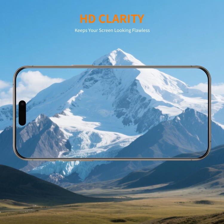 2pcs ENKAY Thickened Glue No White Edge 9H Big Arc Edge High Aluminum-silicon Tempered Glass Film, For iPhone 18 Pro, For iPhone 18 Pro Max, For iPhone 17 Pro Max, For iPhone 17 Pro, For iPhone 17, For iPhone Air