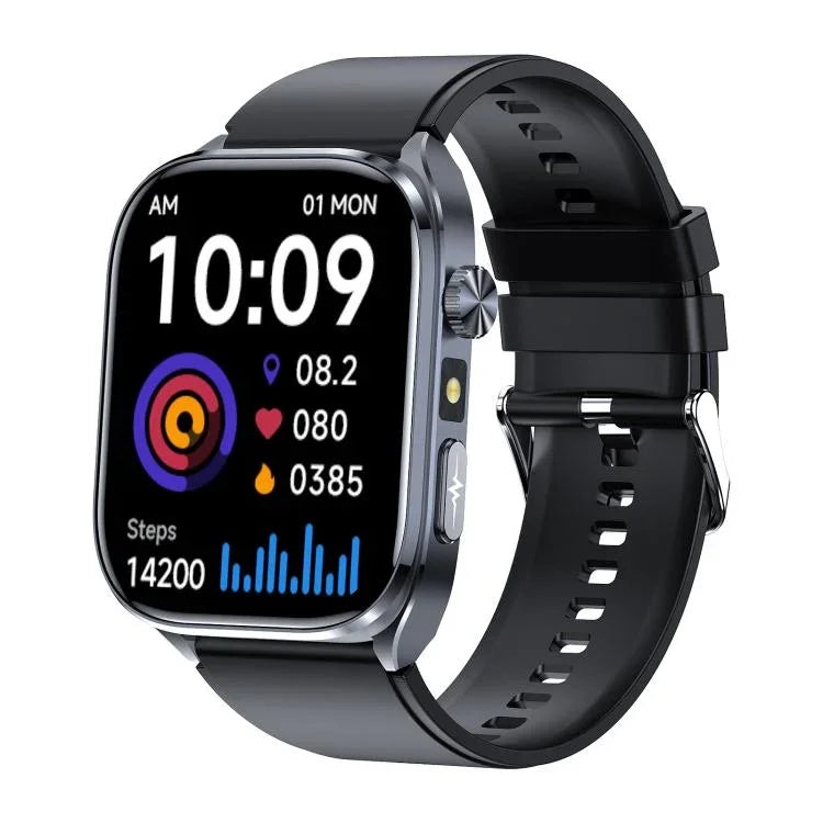 ET572 2.0 inch Color Screen Smart Watch Silicone Strap, Support Supports Health Monitoring / ECG