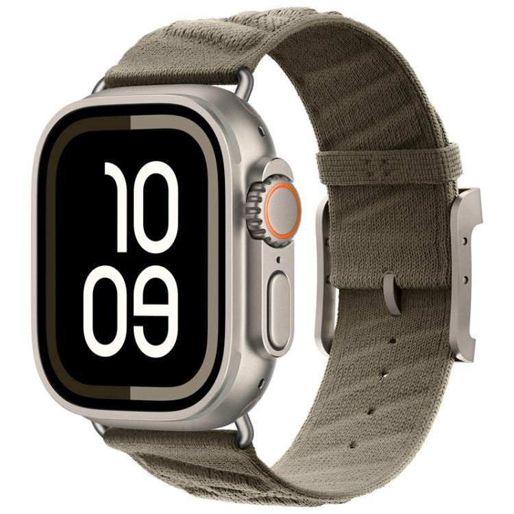 Style H Twill Nylon Watch Band, For Apple Watch 46mm / 49mm / 45mm / 44mm, For Apple Watch 42mm / 41mm / 40mm / 38mm