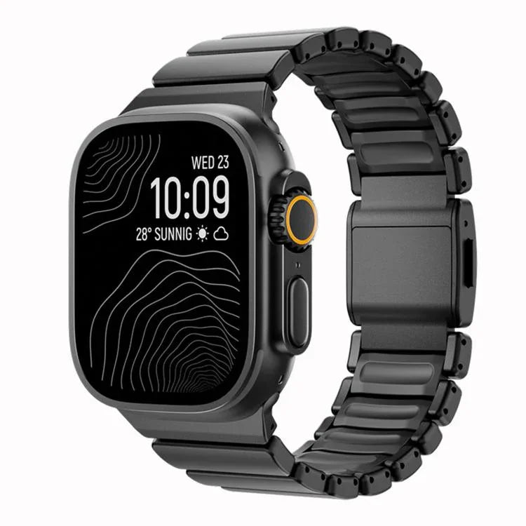 Norman Magnetic Buckle Titanium Metal Watch Band, For Apple Watch 46mm / 49mm / 45mm / 44mm