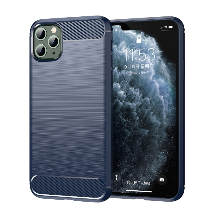 Brushed Texture Carbon Fiber TPU Case for iPhone XI 2019, For iPhone 11 Pro