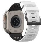 Check Design Breathable Silicone Watch Band, For Apple Watch 46mm / 49mm / 45mm / 44mm